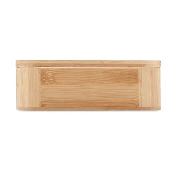 Natural Bamboo Divider Lunch Box, 5 of 5