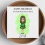 Irish Dancer Birthday Card Personalised, thumbnail 1 of 4