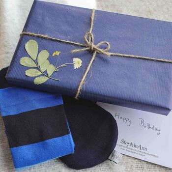 Personalised Mens Eye Mask And Socks Letterbox Gift Set, 4 of 9