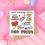'Dog Mum' Birthday Card, thumbnail 2 of 2