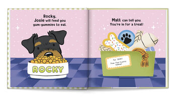 Welcome Fur Baby Personalised Dog Book, 9 of 12