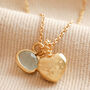 Heart And Moonstone Pendant Necklace, thumbnail 6 of 12