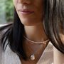 Lottie 18ct Gold Plate Pearl Teardrop Necklace, thumbnail 3 of 4
