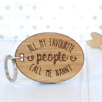 Personalised All My Favourite People Keyring, 3 of 5