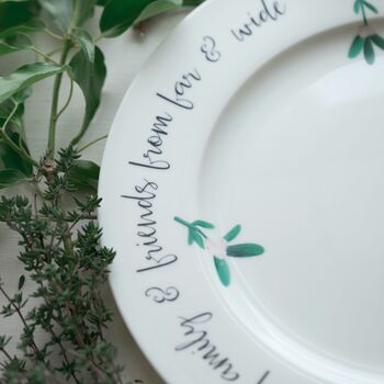 Personalised Christmas Pudding And Cake Plate, 6 of 6