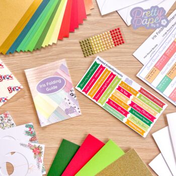 Deck The Halls Christmas Card Making Kit, 5 of 6