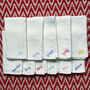 Personalised Hand Embroidered Name Napkin, thumbnail 2 of 6
