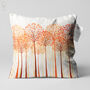 Orange Trees Design Soft Cushion Cover, thumbnail 1 of 5