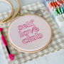 Self Love Club Embroidery Hoop Kit, thumbnail 1 of 3