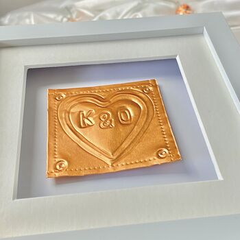 Copper Heart Wedding Anniversary Gift, 4 of 10