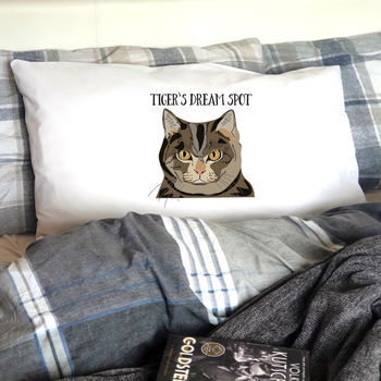 Personalised Cat Pillowcase, 2 of 12