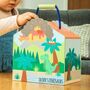 Personalised Childs Wooden Dinosaur Play Set, thumbnail 1 of 9