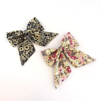 Make Your Own Floral Bow Hairclip Kit, 3 of 6