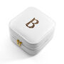 Personalised Animal Print White Travel Jewellery Case, thumbnail 6 of 6