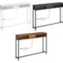 Slim Console Table Console Table With Charging Station, thumbnail 8 of 8