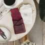 Plum Personalised Interlocked Leather Wallet, thumbnail 2 of 8