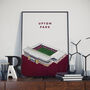 Upton Park West Ham Poster, thumbnail 1 of 4