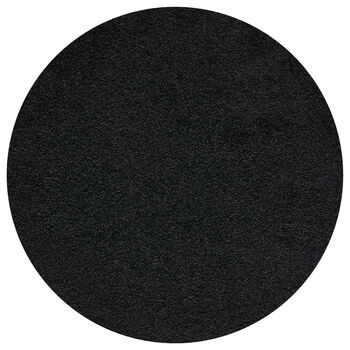 The Rugs Plain Black Shaggy Rug, 8 of 12