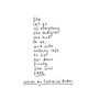 'She Let Go' Original Handwritten Poem, thumbnail 4 of 4