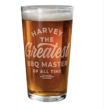 Personalised Greatest Pint Glass, 5 of 5