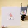 Personalised Family Easter Pink Bunny Card, thumbnail 1 of 3