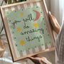 You Will Do Amazing Things – Children's Wall Art Print, thumbnail 2 of 2