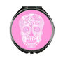 Pink Skull Compact Mirror And Lens Cloth Set, thumbnail 1 of 7