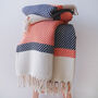 Personalised Sustainable Soft Cotton Throw, thumbnail 5 of 12