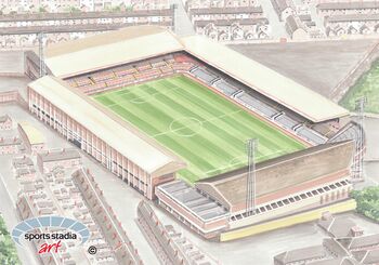 Stoke City Fc Victoria Ground Stadium Art Print, 2 of 3