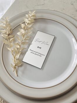 Best Man Gold Silver Wedding Place Setting, 3 of 5