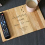 Personalised Engraved Arm Rest Tray, thumbnail 3 of 4