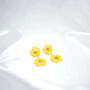 Buttercup Pressed Flower Sterling Silver Studs, thumbnail 9 of 10