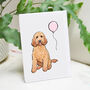 Ruby Red Cockapoo Card, thumbnail 1 of 9