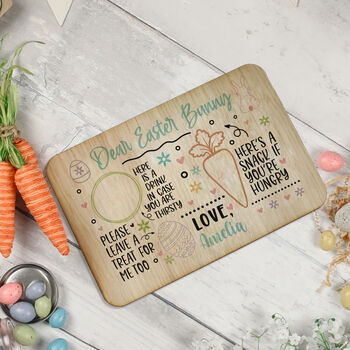 Personalised Easter Bunny Treat Plate, 2 of 3