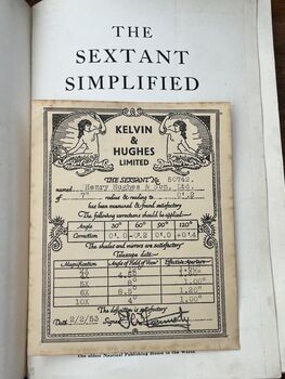 Antique British Nautical Sextant Kelvin And Hughes With Original Case, 7 of 12