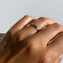 Silver Double Band Adjustable Ring, Three Sizes, thumbnail 1 of 6