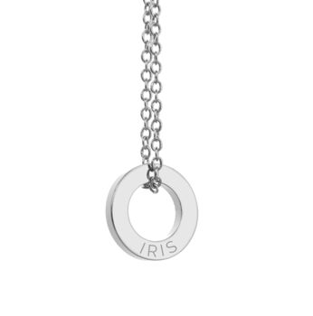 Personalised Plated Mini Ring Necklace, 7 of 7