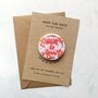 Fun Colourful Floral Save The Date Wedding Magnet, thumbnail 3 of 3