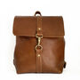 Caramel Tan Leather Backpack Medium, thumbnail 2 of 5