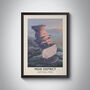 Peak District National Park Travel Poster Art Print, thumbnail 1 of 8