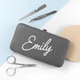 Personalised Seven Piece Manicure Set In Grey, thumbnail 1 of 3