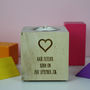 Baby Birth Tea Light Candle Holder, thumbnail 2 of 4