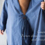 Men's Linen Robe, thumbnail 12 of 12