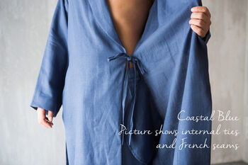 Men's Linen Robe, 12 of 12