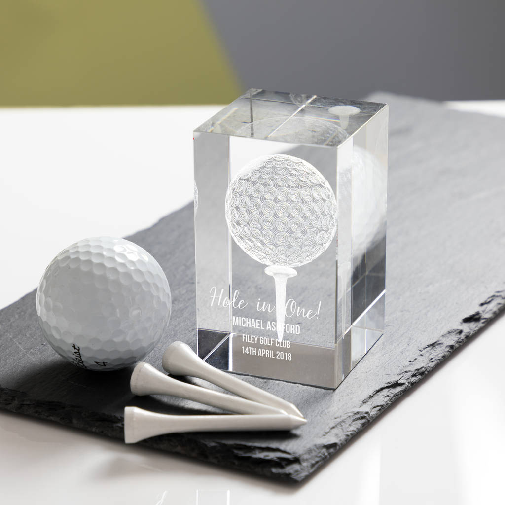 personalised hole in one golf gift by mirrorin notonthehighstreet.com