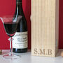 Personalised Monogram Wine Box, thumbnail 1 of 5
