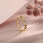 Multicolour Cz Infinity Ring In Sterling Silver, thumbnail 4 of 12