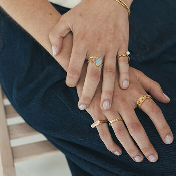 Gold Pebble Ring, 9 of 9