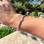 Aquamarine Sterling Silver Bead Bracelet, thumbnail 1 of 4