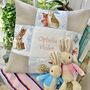Beatrix Potter© Patchwork Name Cushion, thumbnail 7 of 7